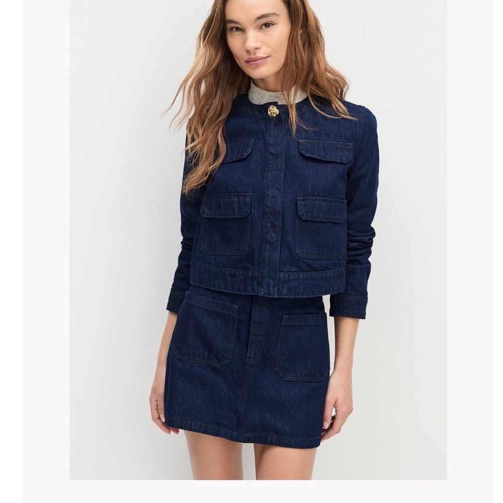 Favorite Daughter Navy Blue Mini Skirt